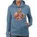 Sidney Maurer Original Portrait Of Michael Jordan Bulls White Jersey Womens Hooded Sweatshirt - Womens Hooded Sweatshirt