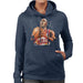 Sidney Maurer Original Portrait Of Michael Jordan Bulls White Jersey Womens Hooded Sweatshirt - Womens Hooded Sweatshirt