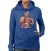 Sidney Maurer Original Portrait Of Michael Jordan Bulls White Jersey Womens Hooded Sweatshirt - Womens Hooded Sweatshirt