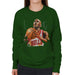 Sidney Maurer Original Portrait Of Michael Jordan Bulls White Jersey Womens Sweatshirt - Womens Sweatshirt
