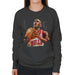 Sidney Maurer Original Portrait Of Michael Jordan Bulls White Jersey Womens Sweatshirt - Womens Sweatshirt