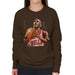 Sidney Maurer Original Portrait Of Michael Jordan Bulls White Jersey Womens Sweatshirt - Womens Sweatshirt