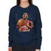 Sidney Maurer Original Portrait Of Michael Jordan Bulls White Jersey Womens Sweatshirt - Womens Sweatshirt