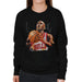 Sidney Maurer Original Portrait Of Michael Jordan Bulls White Jersey Womens Sweatshirt - Womens Sweatshirt