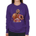 Sidney Maurer Original Portrait Of Michael Jordan Bulls White Jersey Womens Sweatshirt - Womens Sweatshirt