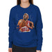 Sidney Maurer Original Portrait Of Michael Jordan Bulls White Jersey Womens Sweatshirt - Womens Sweatshirt