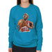 Sidney Maurer Original Portrait Of Michael Jordan Bulls White Jersey Womens Sweatshirt - Womens Sweatshirt