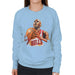 Sidney Maurer Original Portrait Of Michael Jordan Bulls White Jersey Womens Sweatshirt - Womens Sweatshirt