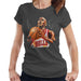 Sidney Maurer Original Portrait Of Michael Jordan Bulls White Jersey Womens T-Shirt - Womens T-Shirt