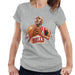 Sidney Maurer Original Portrait Of Michael Jordan Bulls White Jersey Womens T-Shirt - Womens T-Shirt