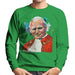 Sidney Maurer Original Portrait Of Pope John Paul II Mens Sweatshirt - Mens Sweatshirt