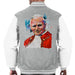Sidney Maurer Original Portrait Of Pope John Paul II Mens Varsity Jacket - Mens Varsity Jacket
