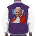 Sidney Maurer Original Portrait Of Pope John Paul II Mens Varsity Jacket - Mens Varsity Jacket