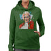 Sidney Maurer Original Portrait Of Pope John Paul II Womens Hooded Sweatshirt - Womens Hooded Sweatshirt