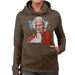 Sidney Maurer Original Portrait Of Pope John Paul II Womens Hooded Sweatshirt - Womens Hooded Sweatshirt