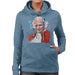 Sidney Maurer Original Portrait Of Pope John Paul II Womens Hooded Sweatshirt - Womens Hooded Sweatshirt