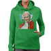 Sidney Maurer Original Portrait Of Pope John Paul II Womens Hooded Sweatshirt - Womens Hooded Sweatshirt