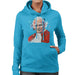 Sidney Maurer Original Portrait Of Pope John Paul II Womens Hooded Sweatshirt - Womens Hooded Sweatshirt
