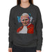 Sidney Maurer Original Portrait Of Pope John Paul II Womens Sweatshirt - Womens Sweatshirt
