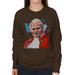Sidney Maurer Original Portrait Of Pope John Paul II Womens Sweatshirt - Womens Sweatshirt