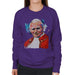 Sidney Maurer Original Portrait Of Pope John Paul II Womens Sweatshirt - Womens Sweatshirt