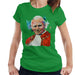 Sidney Maurer Original Portrait Of Pope John Paul II Womens T-Shirt - Womens T-Shirt
