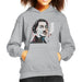 Sidney Maurer Original Portrait Of Salvador Dali Kids Hooded Sweatshirt - Kids Boys Hooded Sweatshirt