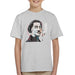 Sidney Maurer Original Portrait Of Salvador Dali Kids T-Shirt - Kids Boys T-Shirt