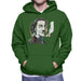 Sidney Maurer Original Portrait Of Salvador Dali Mens Hooded Sweatshirt - Mens Hooded Sweatshirt
