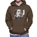 Sidney Maurer Original Portrait Of Salvador Dali Mens Hooded Sweatshirt - Mens Hooded Sweatshirt