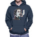 Sidney Maurer Original Portrait Of Salvador Dali Mens Hooded Sweatshirt - Mens Hooded Sweatshirt