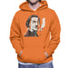 Sidney Maurer Original Portrait Of Salvador Dali Mens Hooded Sweatshirt - Mens Hooded Sweatshirt
