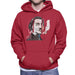 Sidney Maurer Original Portrait Of Salvador Dali Mens Hooded Sweatshirt - Mens Hooded Sweatshirt