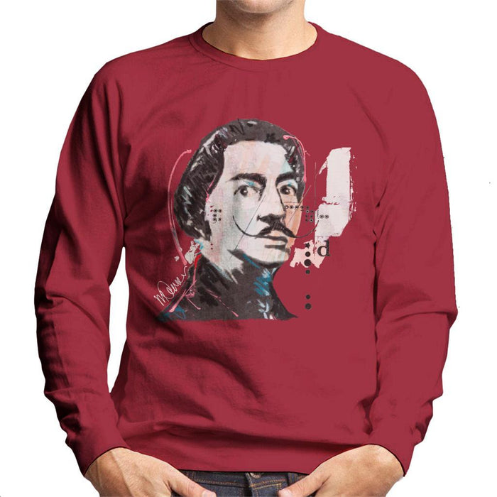 Sidney Maurer Original Portrait Of Salvador Dali Mens Sweatshirt - Mens Sweatshirt