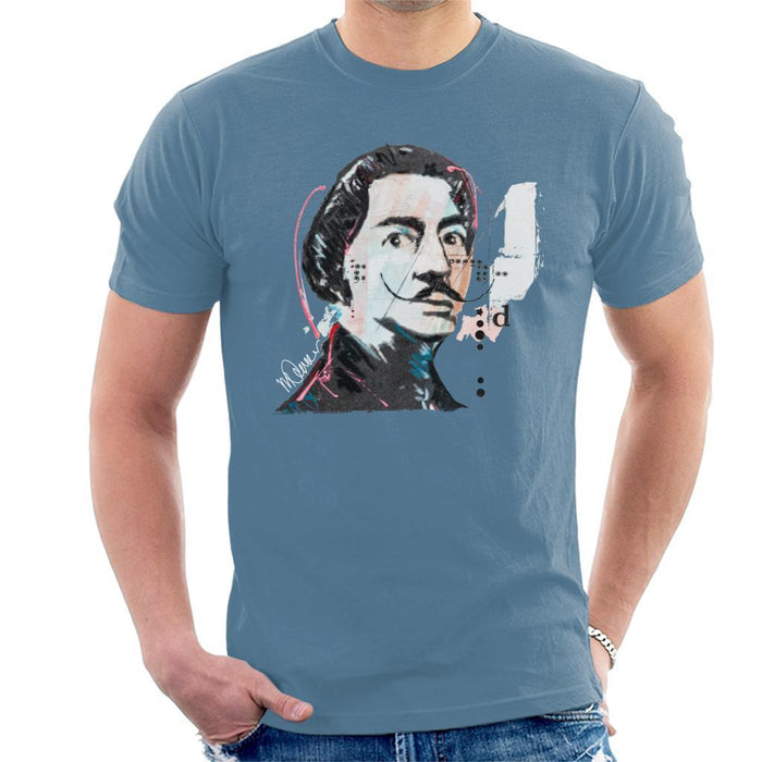 Sidney Maurer Original Portrait Of Salvador Dali Mens T-Shirt - Mens T-Shirt