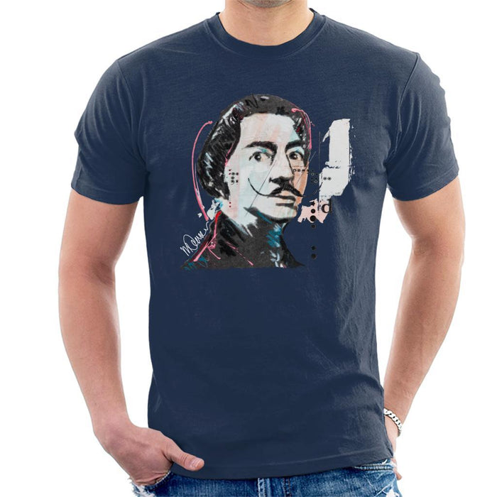 Sidney Maurer Original Portrait Of Salvador Dali Mens T-Shirt - Mens T-Shirt