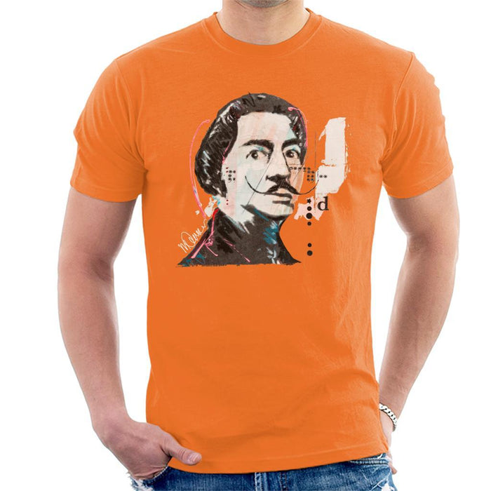 Sidney Maurer Original Portrait Of Salvador Dali Mens T-Shirt - Mens T-Shirt