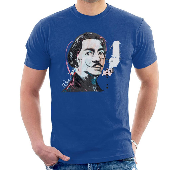 Sidney Maurer Original Portrait Of Salvador Dali Mens T-Shirt - Mens T-Shirt