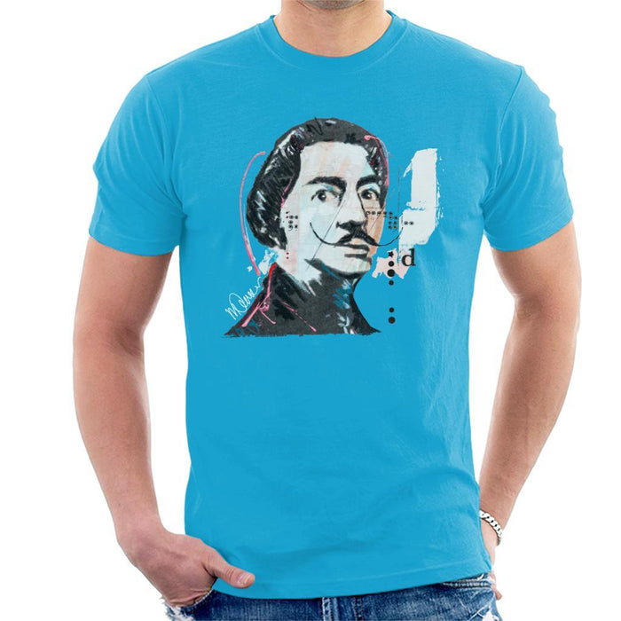 Sidney Maurer Original Portrait Of Salvador Dali Mens T-Shirt - Mens T-Shirt