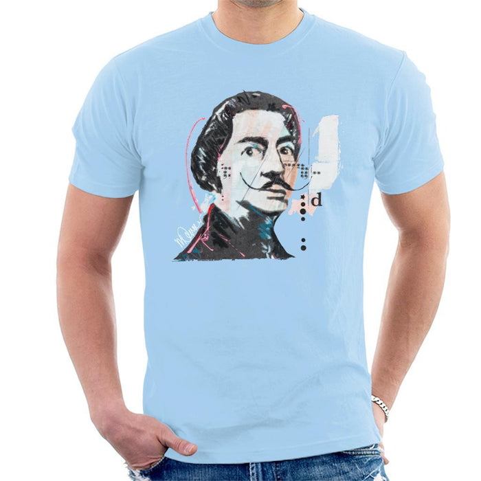 Sidney Maurer Original Portrait Of Salvador Dali Mens T-Shirt - Mens T-Shirt