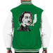 Sidney Maurer Original Portrait Of Salvador Dali Mens Varsity Jacket - Mens Varsity Jacket