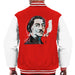 Sidney Maurer Original Portrait Of Salvador Dali Mens Varsity Jacket - Mens Varsity Jacket