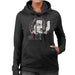 Sidney Maurer Original Portrait Of Salvador Dali Womens Hooded Sweatshirt - Womens Hooded Sweatshirt