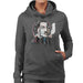 Sidney Maurer Original Portrait Of Salvador Dali Womens Hooded Sweatshirt - Womens Hooded Sweatshirt