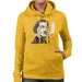 Sidney Maurer Original Portrait Of Salvador Dali Womens Hooded Sweatshirt - Womens Hooded Sweatshirt