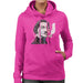 Sidney Maurer Original Portrait Of Salvador Dali Womens Hooded Sweatshirt - Womens Hooded Sweatshirt