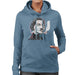Sidney Maurer Original Portrait Of Salvador Dali Womens Hooded Sweatshirt - Womens Hooded Sweatshirt
