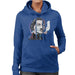 Sidney Maurer Original Portrait Of Salvador Dali Womens Hooded Sweatshirt - Womens Hooded Sweatshirt