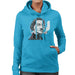 Sidney Maurer Original Portrait Of Salvador Dali Womens Hooded Sweatshirt - Womens Hooded Sweatshirt