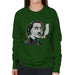Sidney Maurer Original Portrait Of Salvador Dali Womens Sweatshirt - Womens Sweatshirt
